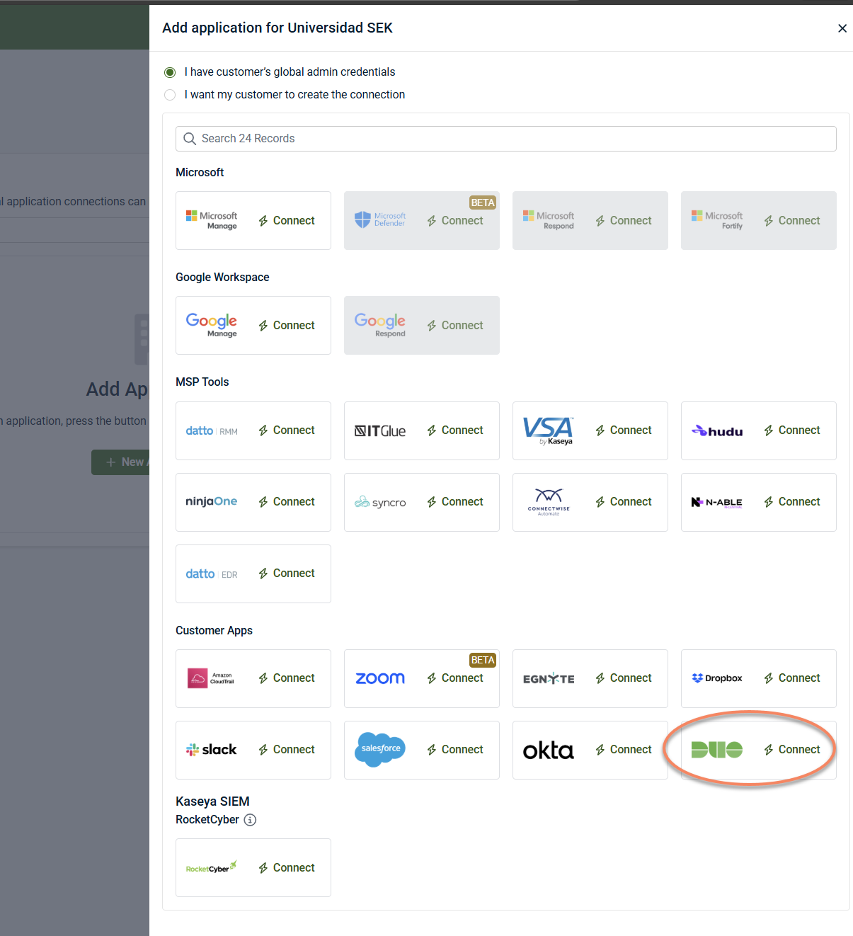 Duo Integration with SaaS Alerts