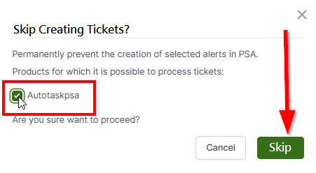Skip The Queue Pass Example Skipping the creation of a queued ticket
